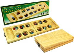 HOT Games Kalaha pieghevole in legno 45x14cm.ste.glas