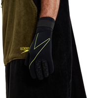 Speedo guanti da nuoto in neoprene open water nero giallo small