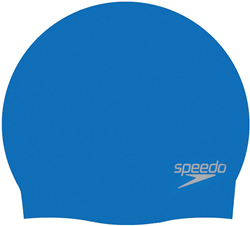 Speedo cuffia da nuoto in silicone junior - blu - accessorio nuoto bambini
