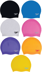 Speedo cuffia da nuoto in silicone junior rosa - accessorio nuoto