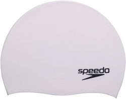 Speedo cuffia da nuoto Biofuse bianca per adulti - comfort extra
