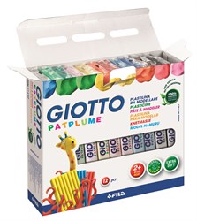 Giotto Patplume Boetseerpasta Veelkleurig - 12 x 350g