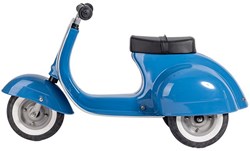 Ambosstoys bicicletta senza pedali scooter blu - giocattolo cavalcabile in metallo per bambini