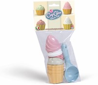 Androni Giocattoli set spiaggia cupcake pastello 9 pezzi giocattolo sabbia