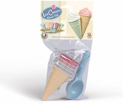 Androni Giocattoli set spiaggia gelato di sabbia pastello 6 pezzi giocattolo