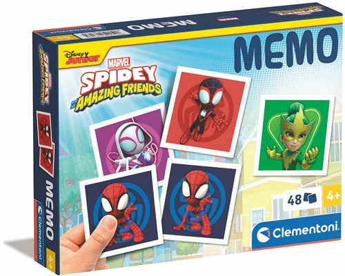 Clementoni gioco memory Spidey and Friends - gioco educativo bambini 48 carte