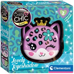 Clementoni Crazy Chic set ombretti make-up - design leopardo per bambini
