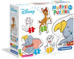 Clementoni puzzle amici animali cartone 3-6-9-12 pezzi Disney