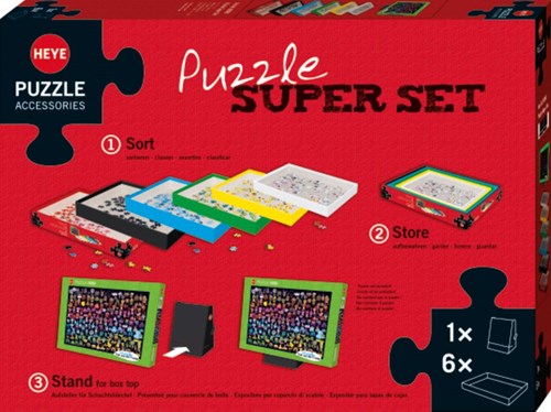 Heye ordinatore puzzle SuperSet 6 scatole accessorio puzzle