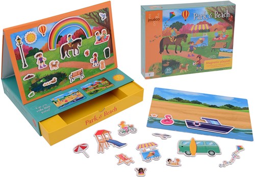 Jouéco giocattolo educativo magnetico - Set di gioco magnetico per bambini