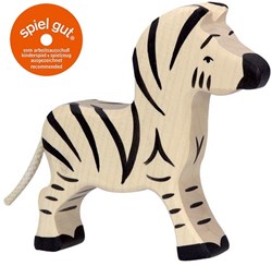 Holztiger Houten Zebra Klein