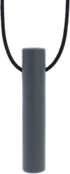 ARK Therapeutic collana da masticare giocattolo sensoriale - grigio - gioco sensoriale Slanke, holle kauwketting met een extra zachte, meegevende kauwstructuur.