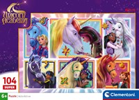 Clementoni puzzle accademia unicorno 104 pezzi puzzle bambini-2