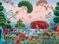 Heye puzzle Jungle Paradise 1500 pezzi - puzzle giardino esotico