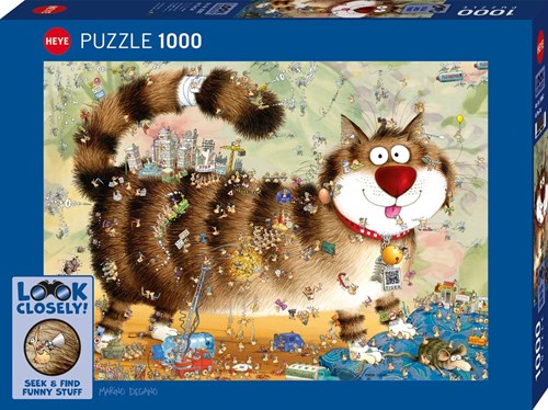 Heye puzzle gatti 1000 pezzi - Puzzle per adulti con gatti-2