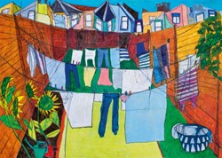 Heye puzzle In the Courtyard 1000 pezzi - puzzle Daily Life