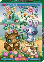 Heye puzzle 500 pezzi arte Take a Trip Jeremiah Ketner-2