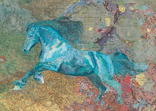 Heye puzzle Map Horse 2000 pezzi - puzzle artistico per adulti