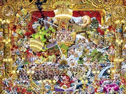 Heye puzzle Opera Chaotica 1500 pezzi classico cartoon