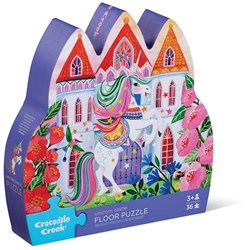 Crocodile Creek maxi puzzle castello unicorno 36 pezzi dai 3 anni