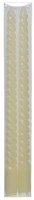 Decoris candele da tavola a spirale cera 30cm set 2 beige decorative
