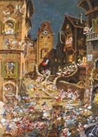 Heye puzzle 1000 pezzi - Romantic Town puzzle per adulti