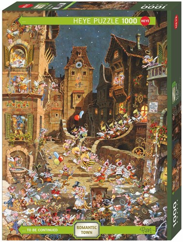Heye puzzle 1000 pezzi - Romantic Town puzzle per adulti-2