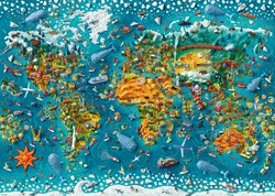 Heye puzzle Miniature World 2000 pezzi puzzle cartoon