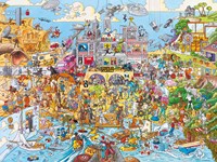 Heye puzzle Hollyworld 1500 pezzi - puzzle cartone tema cartoon