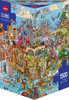 Heye puzzle Hollyworld 1500 pezzi - puzzle cartone tema cartoon-2
