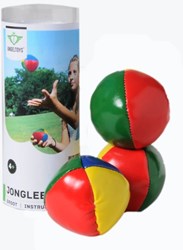 Longfield Games palline da giocoliere piccole 2 pollici in tubo giocattolo colorato
