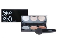Casuelle set trucco polveri viso highlighter contour con spugna