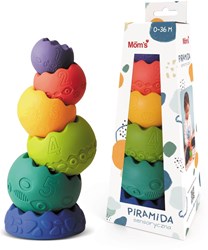 Mom's Care giocattolo sensoriale grande piramide pastello educativo