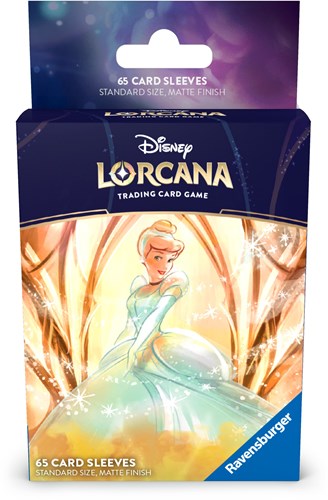 Disney Lorcana bustine protettive Cinderella - 65 sleeves - accessorio TCG