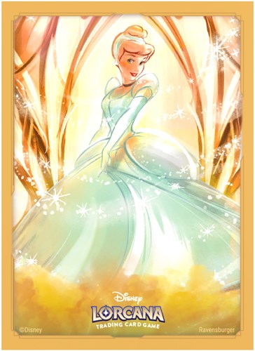 Disney Lorcana bustine protettive Cinderella - 65 sleeves - accessorio TCG-3