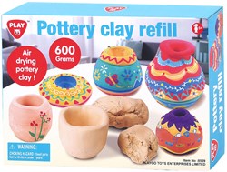 Play Argilla per ceramica ricarica 600g - set argilla autoindurente