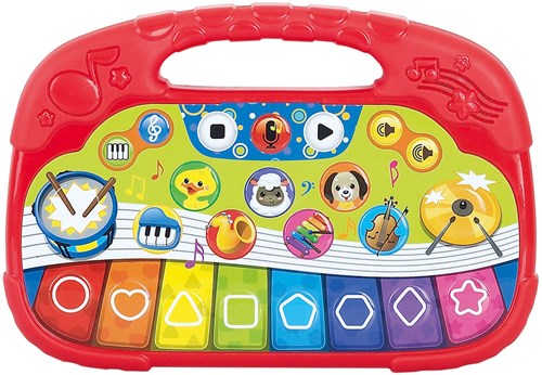 Playgo tastiera animali - Pianoforte giocattolo con suoni di animali e melodie-2
