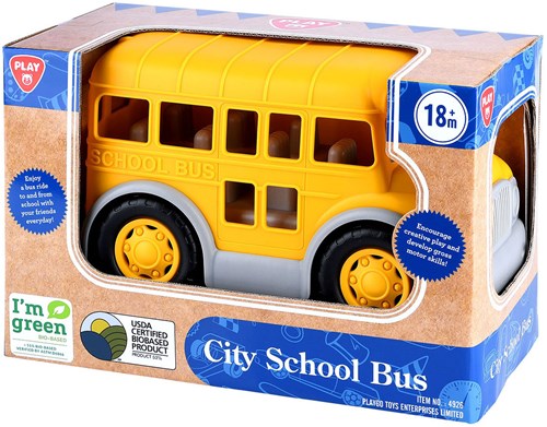 Play scuolabus giocattolo biobased per bambini dai 18 mesi