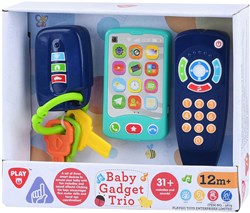 Playgo Baby Speeltjes Sleutel - Afstandsbediening en Telefoon - 3dlg.