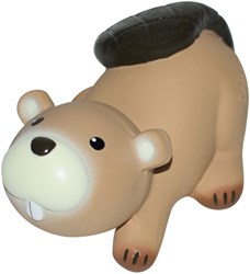 Tikiri castoro massaggiagengive per bebè gomma naturale ecologico 6cm