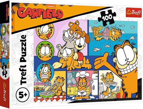 Trefl puzzle - Garfield 100 pezzi - Lazy Garfield - FSC Mix