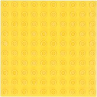 Albatros Hengelsport base piastra costruzioni gialla 16x16cm mattoncini