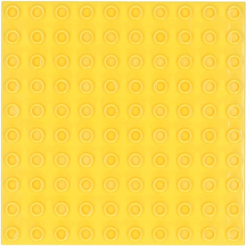 Albatros Hengelsport base piastra costruzioni gialla 16x16cm mattoncini
