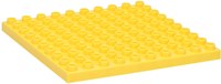 Albatros Hengelsport base piastra costruzioni gialla 16x16cm mattoncini-2