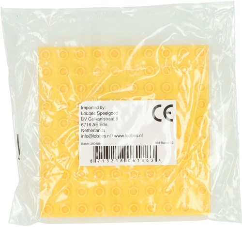 Albatros Hengelsport base piastra costruzioni gialla 16x16cm mattoncini-3