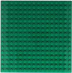 Albatros Hengelsport base per costruzioni verde 25,5x25,5cm mattoncini