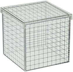 Albatros Hengelsport cubo 3D trasparente giocattolo - 10x10x10 cm