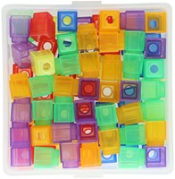 Albatros Hengelsport blocchi trasparenti colorati per contare - 90 pezzi giocattolo educativo-2