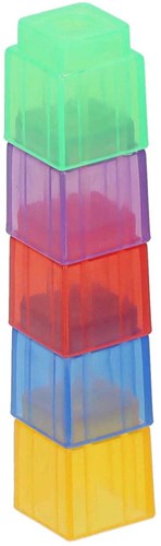 Albatros Hengelsport blocchi trasparenti colorati per contare - 90 pezzi giocattolo educativo-3