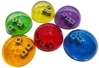 Albatros Hengelsport cupole di dadi giocattolo educativo 10 cm 6 pezzi